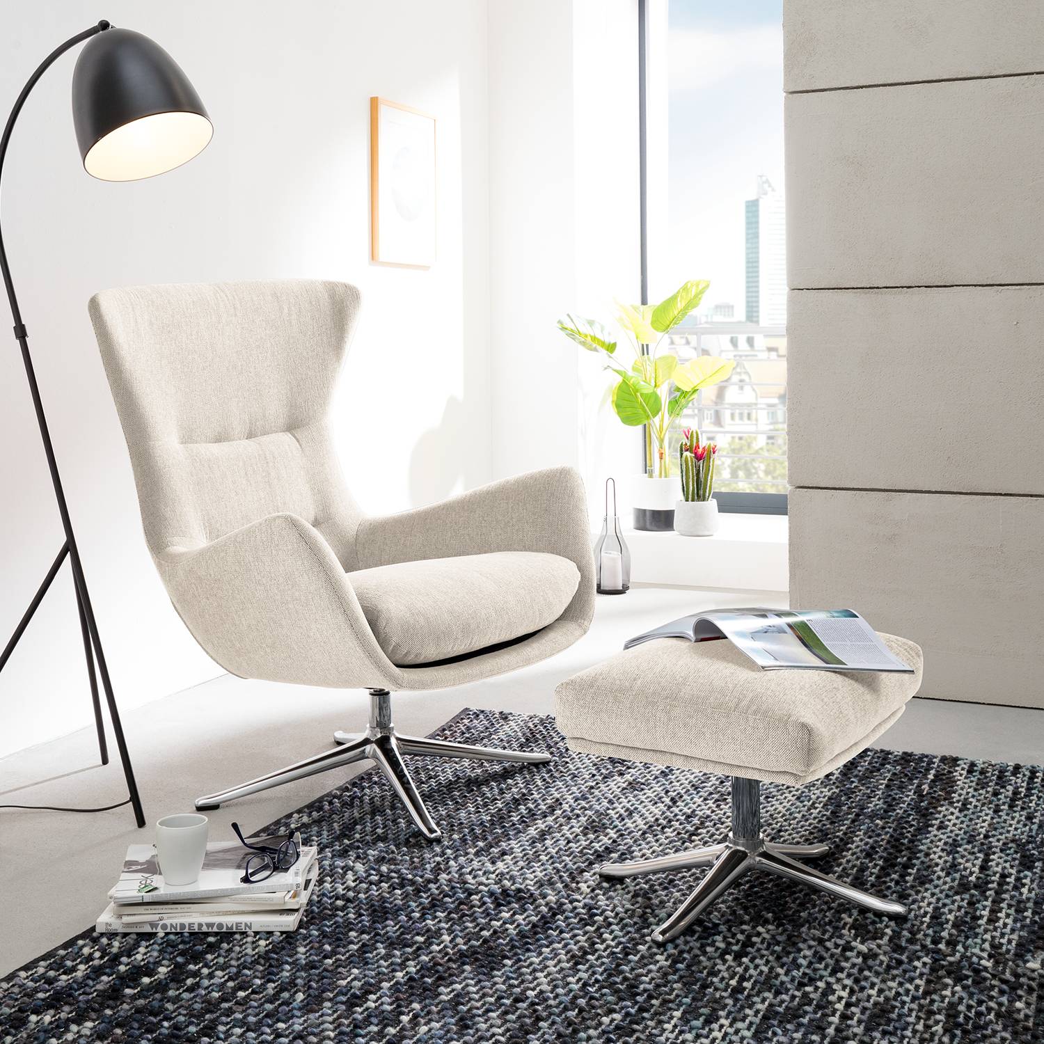 Pouf repose-pieds Hepburn III