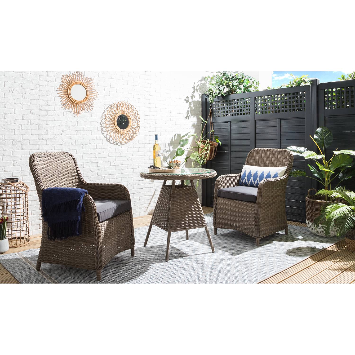 home24 Gartentisch Villebon II