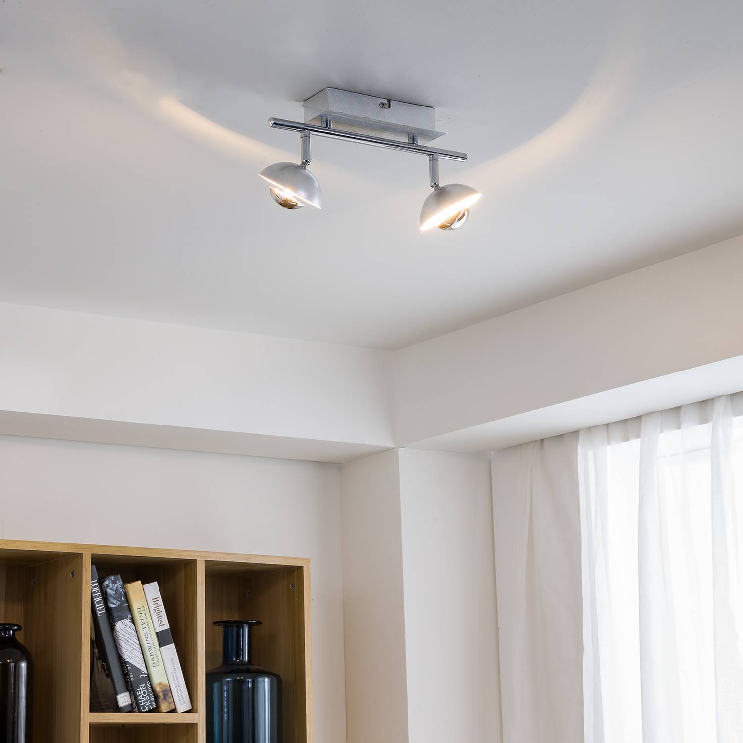 home24 LED-Deckenleuchte Bellary