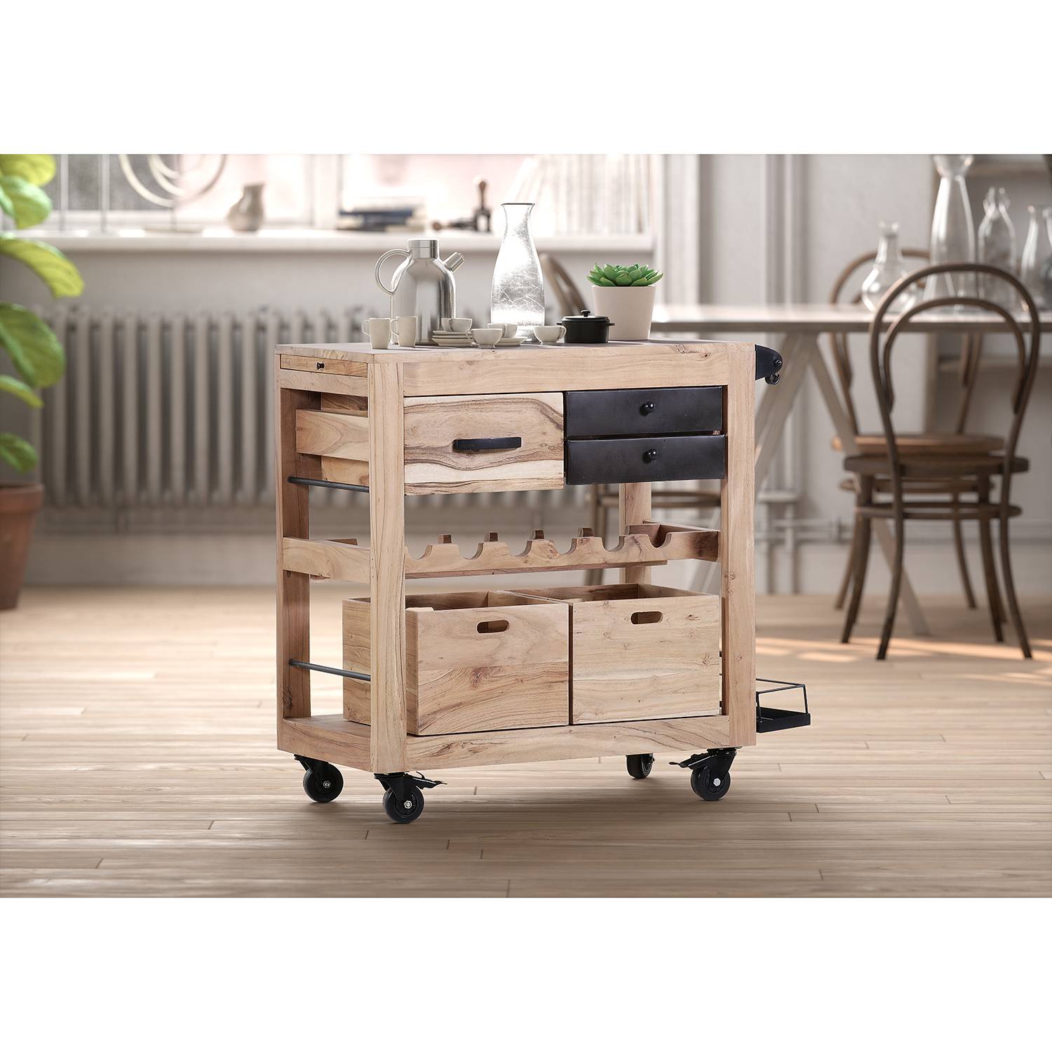 home24 Servierwagen Sordio IV