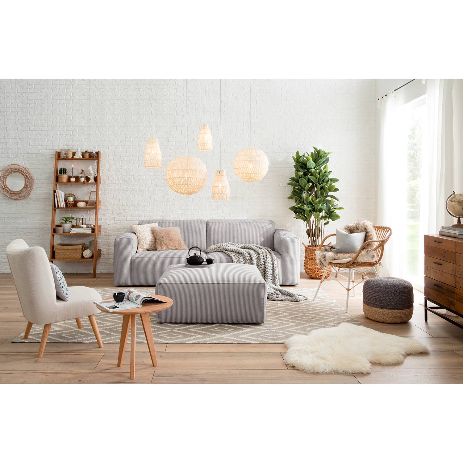 home24 Sofa Loralai (3-Sitzer)