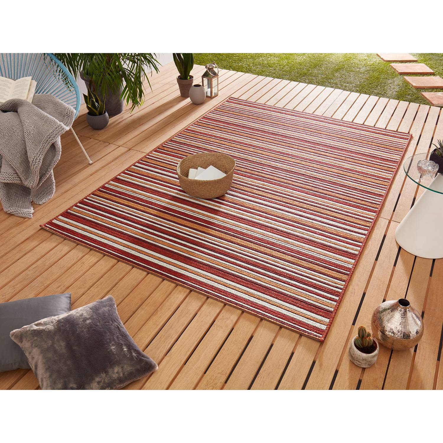 home24 In-/Outdoorteppich Bamboo