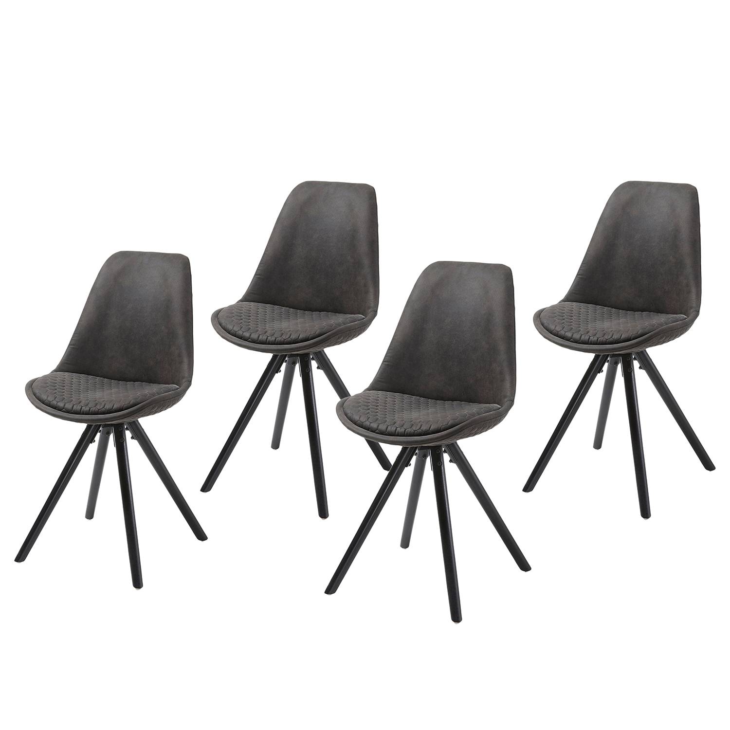 Image of Chaises capitonnées Ralf ll (lot de 4) 000000001000128749