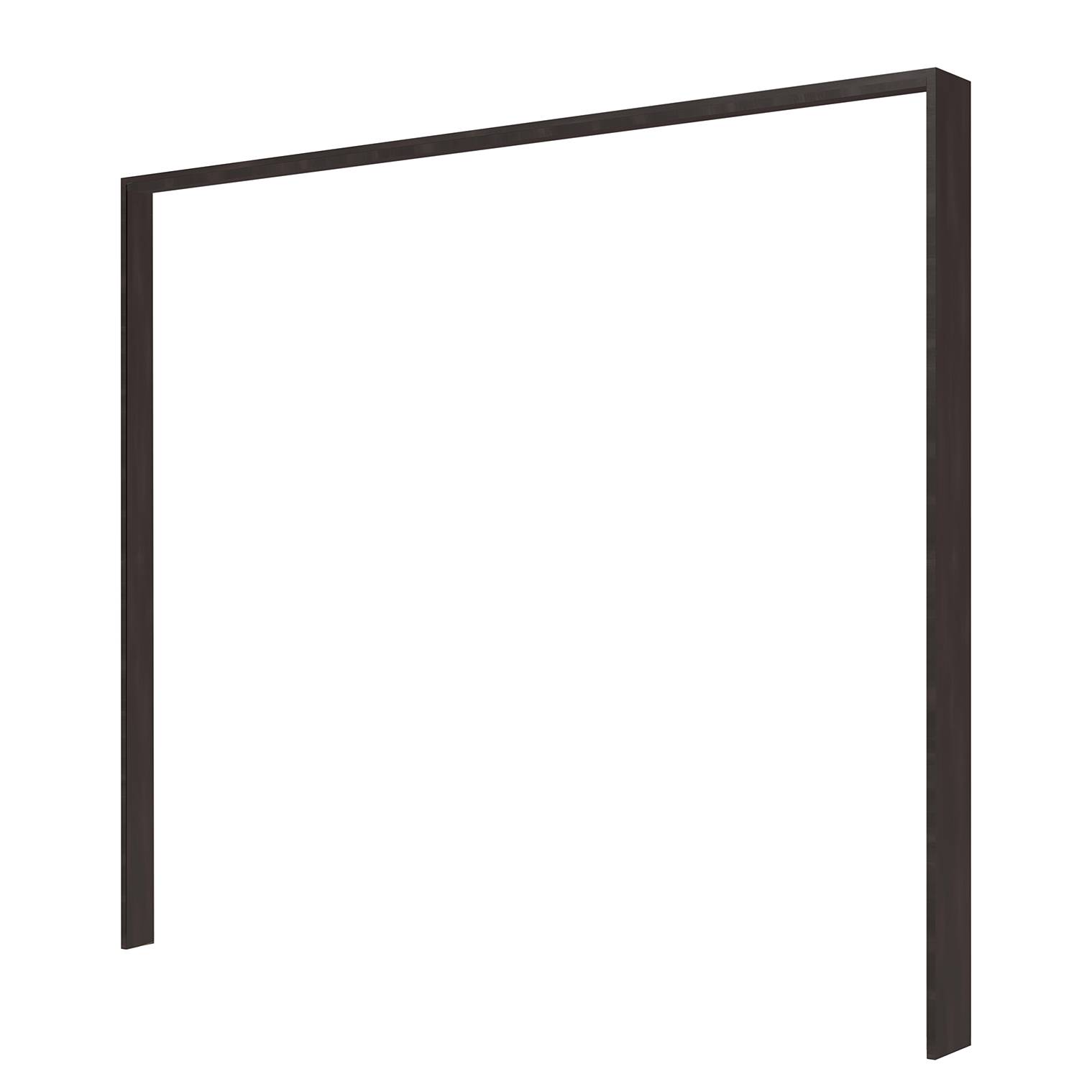 home24 fresh to go Passepartoutrahmen Detroit Schwarz 304x222x3 cm (BxHxT) Spanplatte