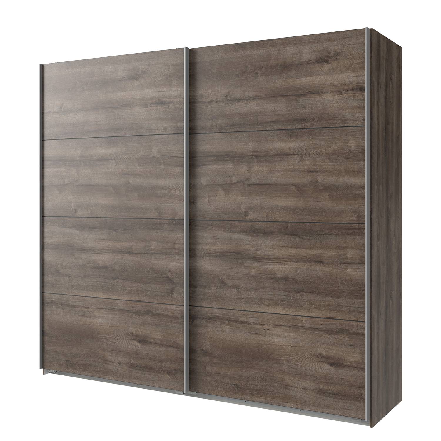 home24 Wimex Schwebetürenschrank Easy Plus II Schlammeiche Dekor 135x210x65 cm (BxHxT) Spanplatte Modern