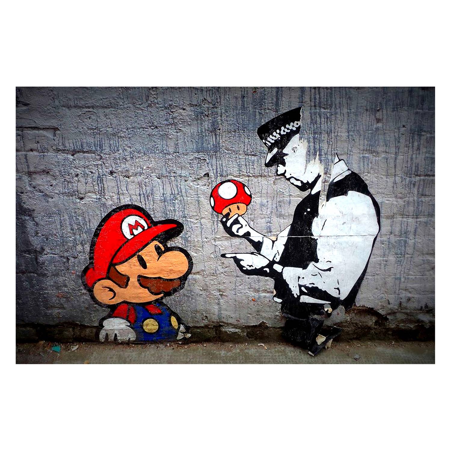 La toile imprimée Banksy No17