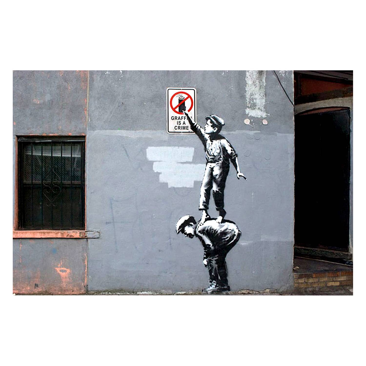 La toile imprimée Banksy No17