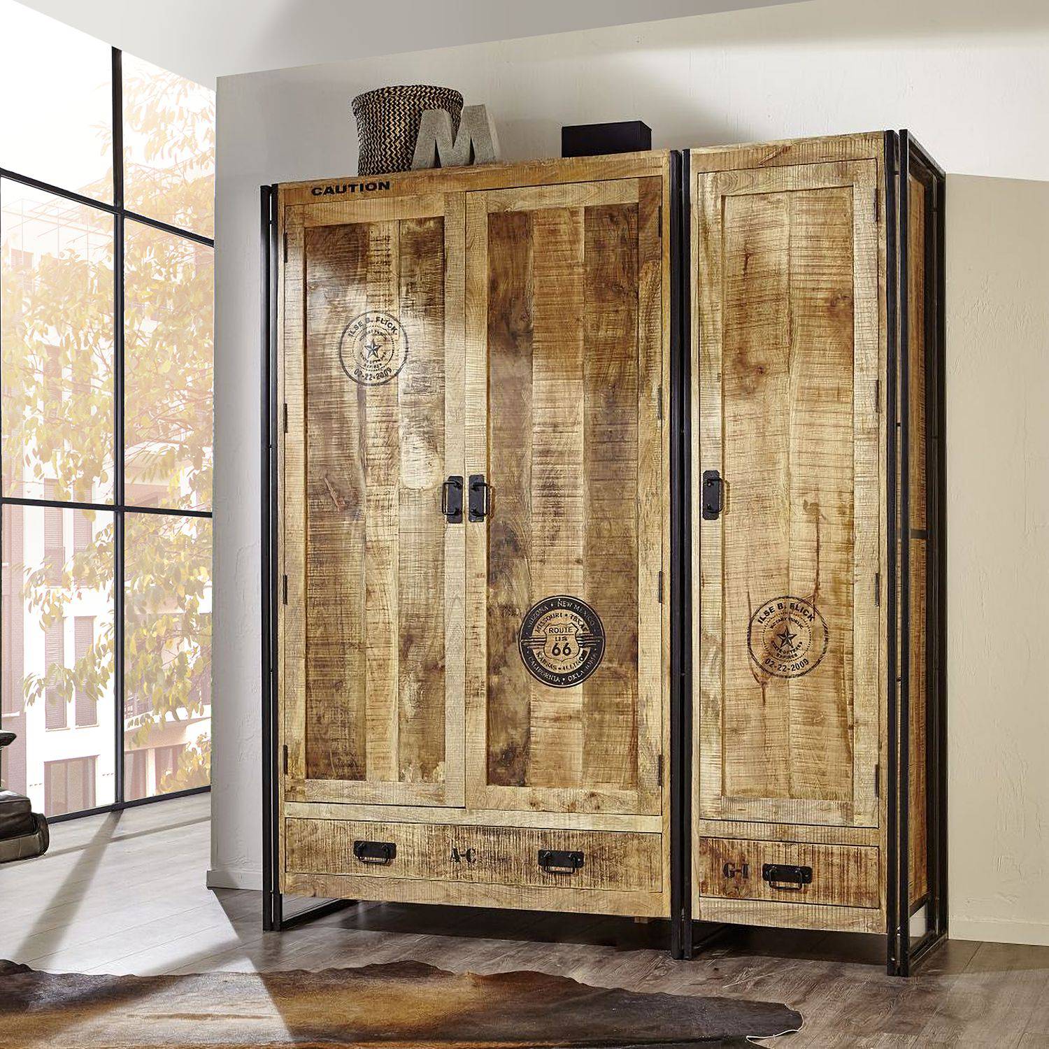 Wolfmoebel Draaideurkast Iron Ii Wolf Moebel wolfmoebel kopen in de aanbieding