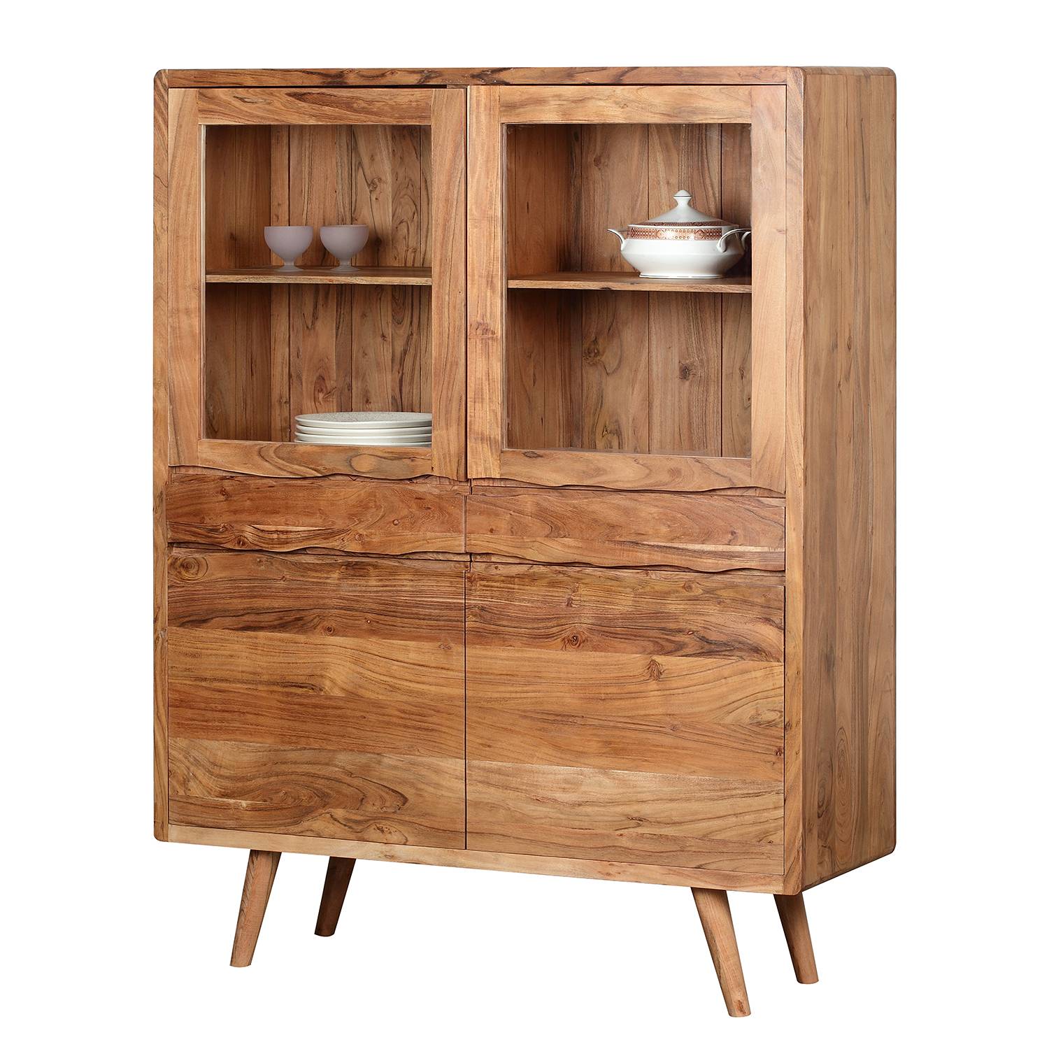 Vitrinekast Venice Naturoo naturoo kopen in de aanbieding Vitrinekast Venice Naturoo naturoo kopen in de aanbieding