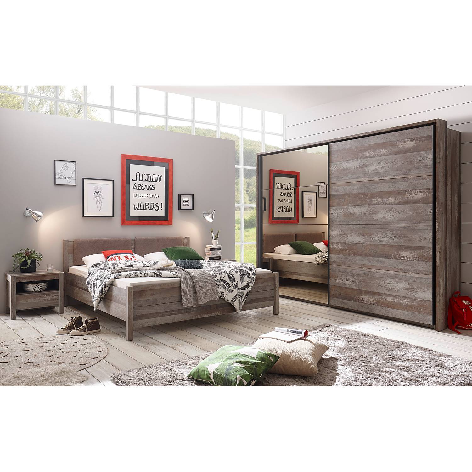 Schlafzimmermöbel - Schwebetuerenschrank Farbo - loftscape - siehe Shop