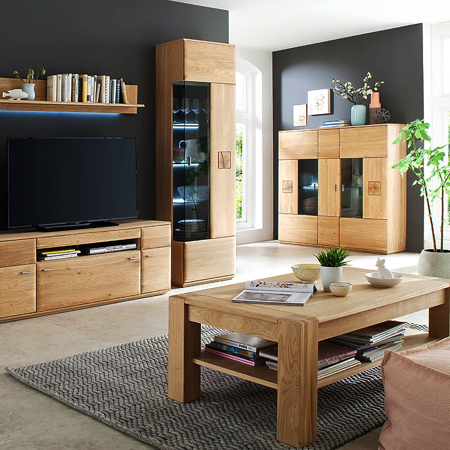 Home24 Highboard Vilela I, Naturoo