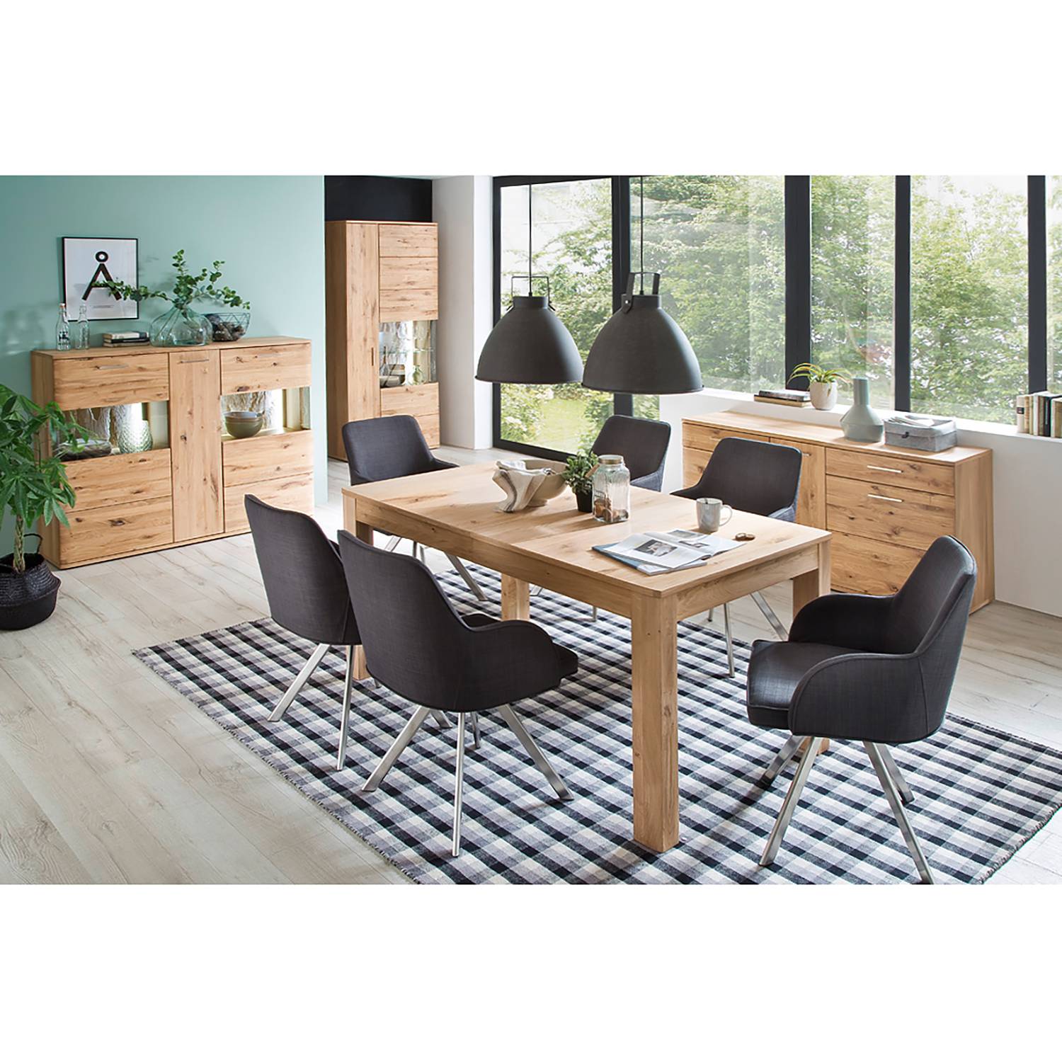 home24 Vitrinenschrank Ristiina