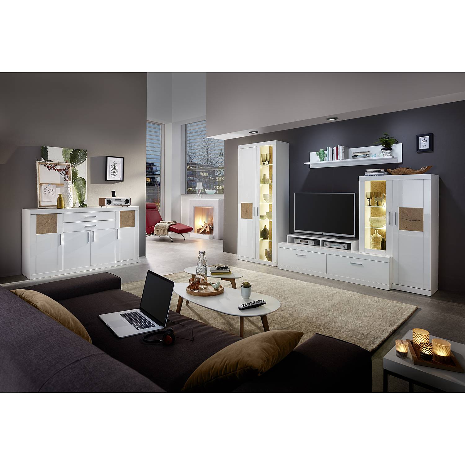 Woonwand Lyster Loftscape loftscape kopen in de aanbieding