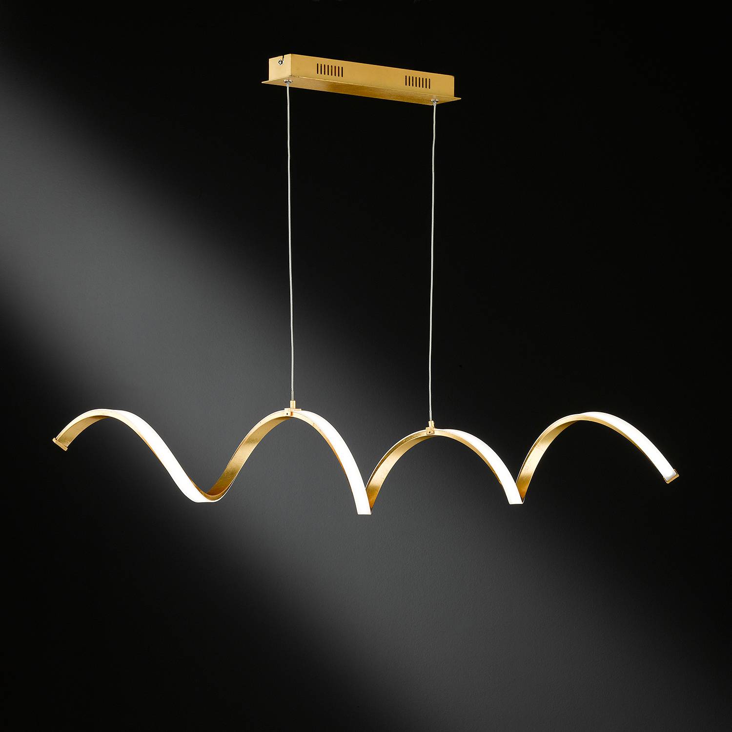 home24 LED-Pendelleuchte Russell