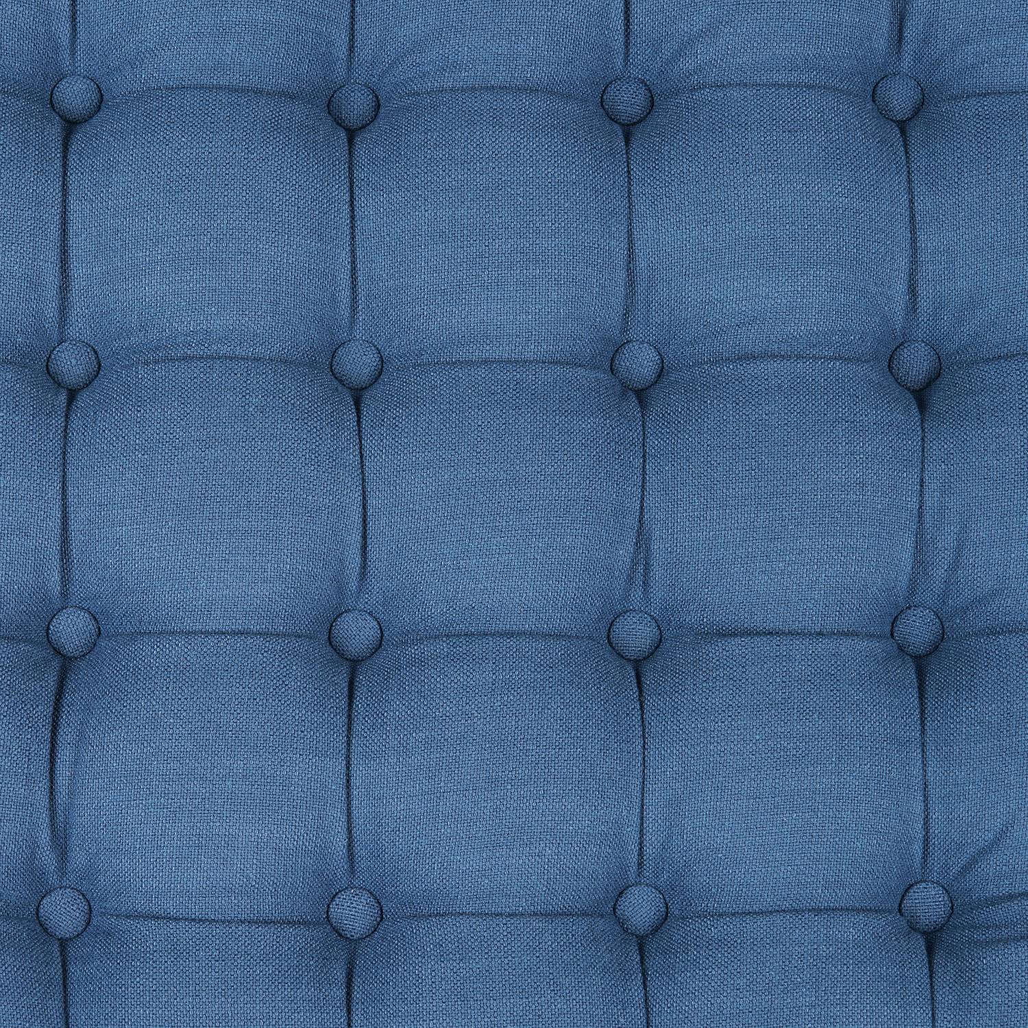 Pouf ADALYN III - Jeansblau