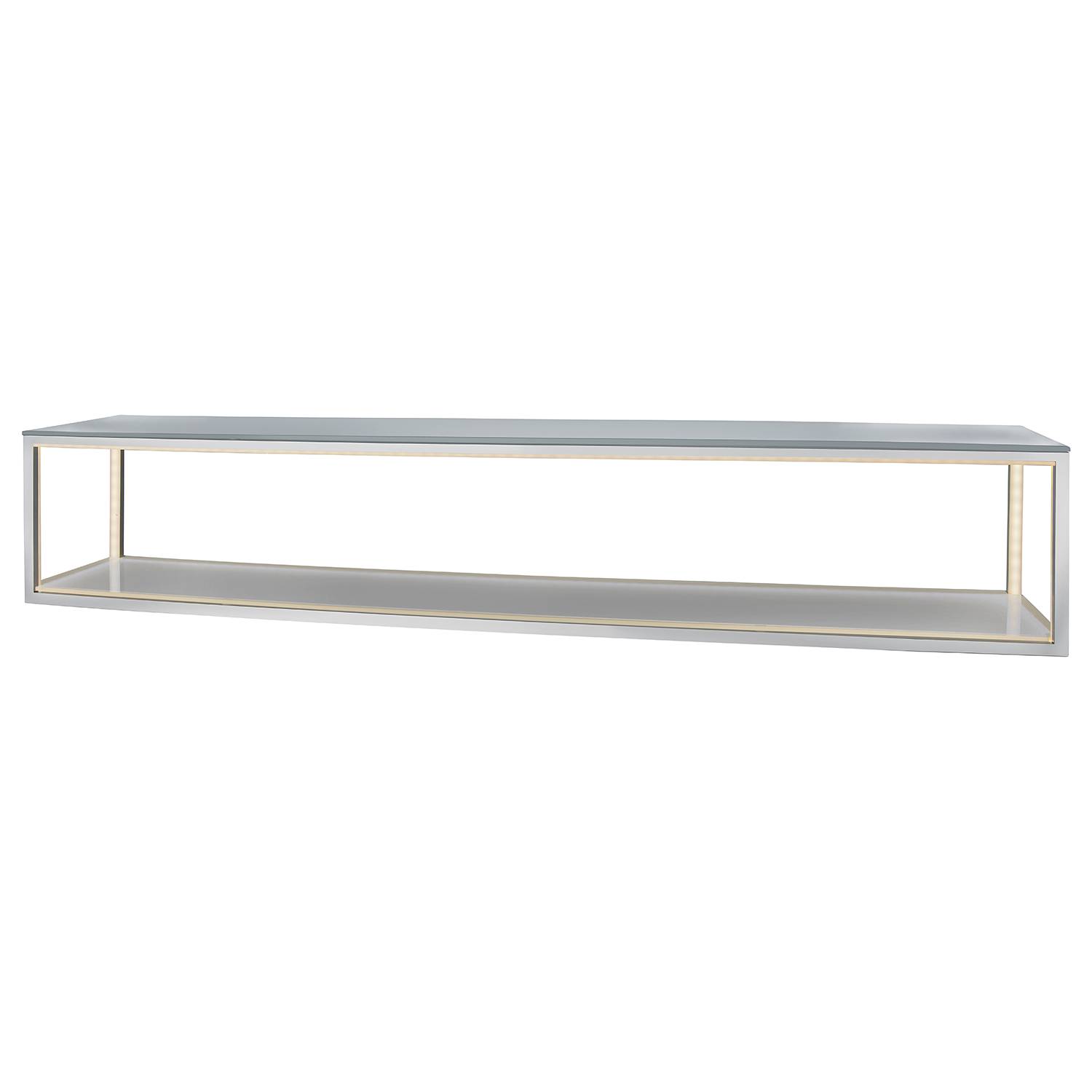 LED Wandregal Delux kaufen | home24 LED Wandregal Delux Glas Aluminium | home24.at