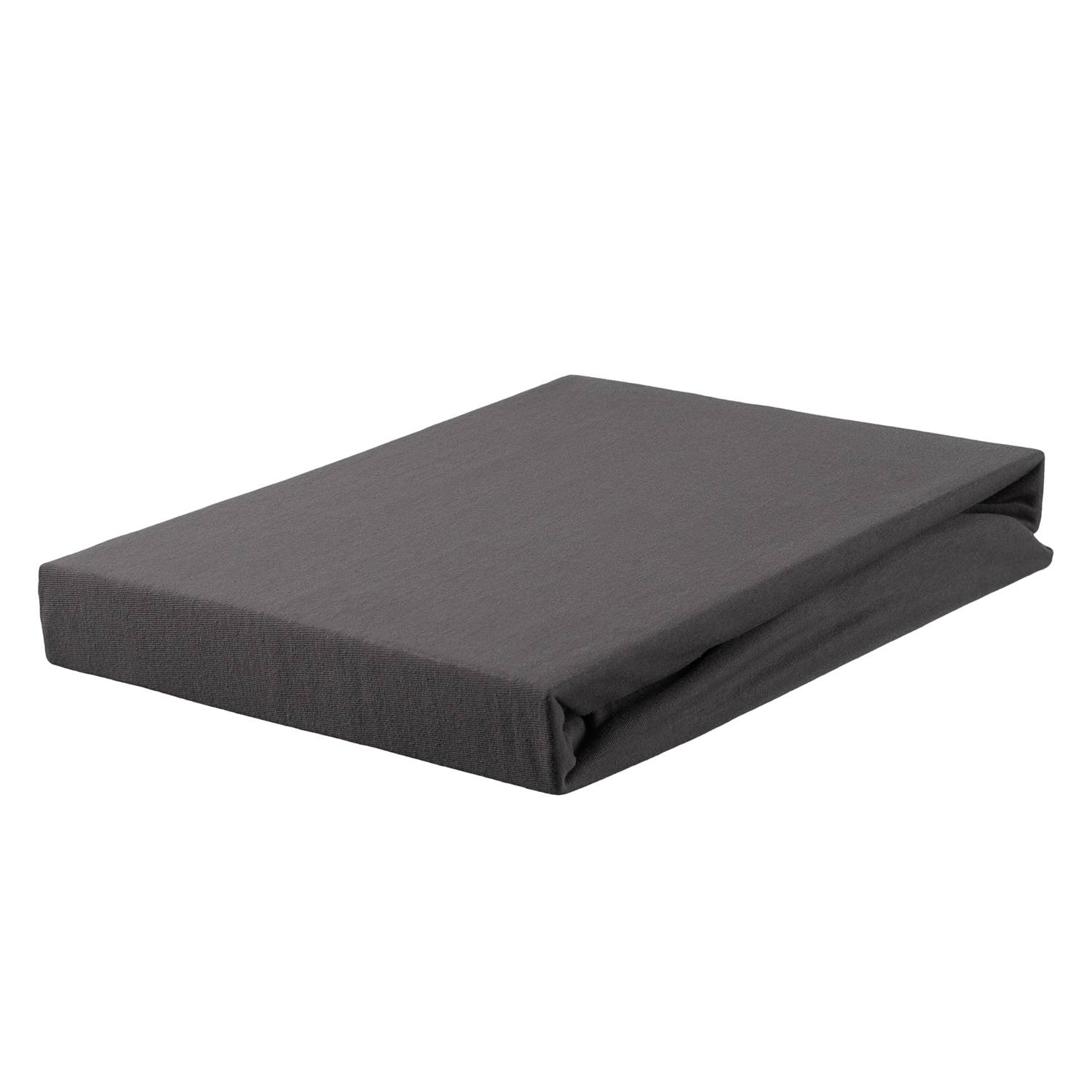 Hahn Haustextilien Elasthan-Feinjersey-Spannlaken Royal 140-160x200-220 cm anthr