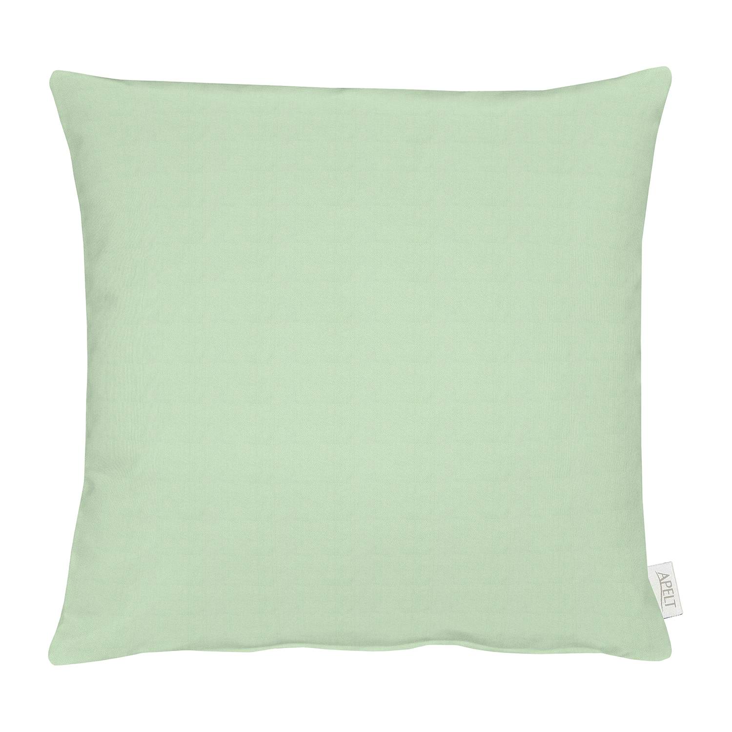 home24 Apelt Kissenbezug Adrar Mintgrau 49x49 cm (BxH) Webstoff