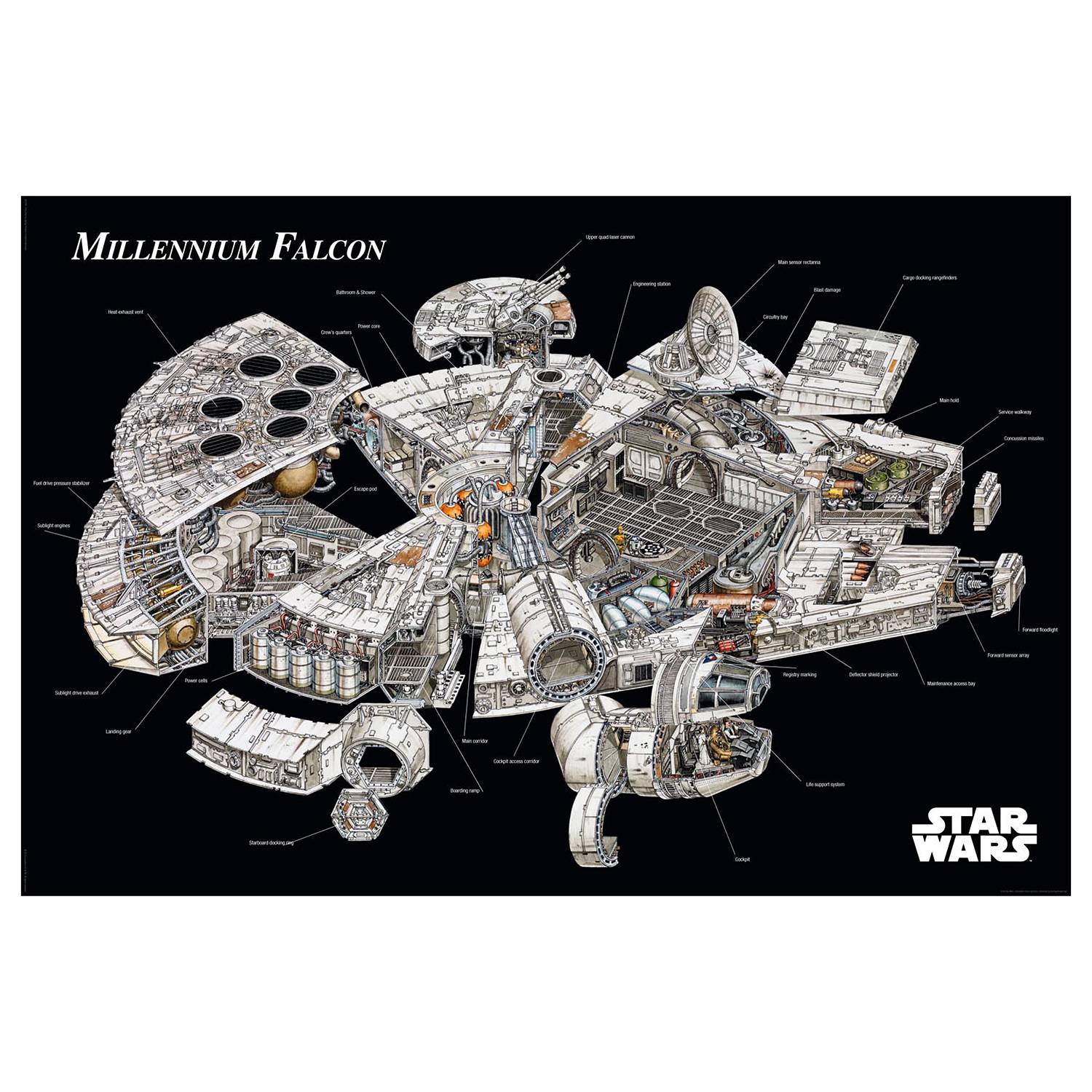 home24 Bild Star Wars Millennium Falcon home24 Bild Star Wars Millennium Falcon