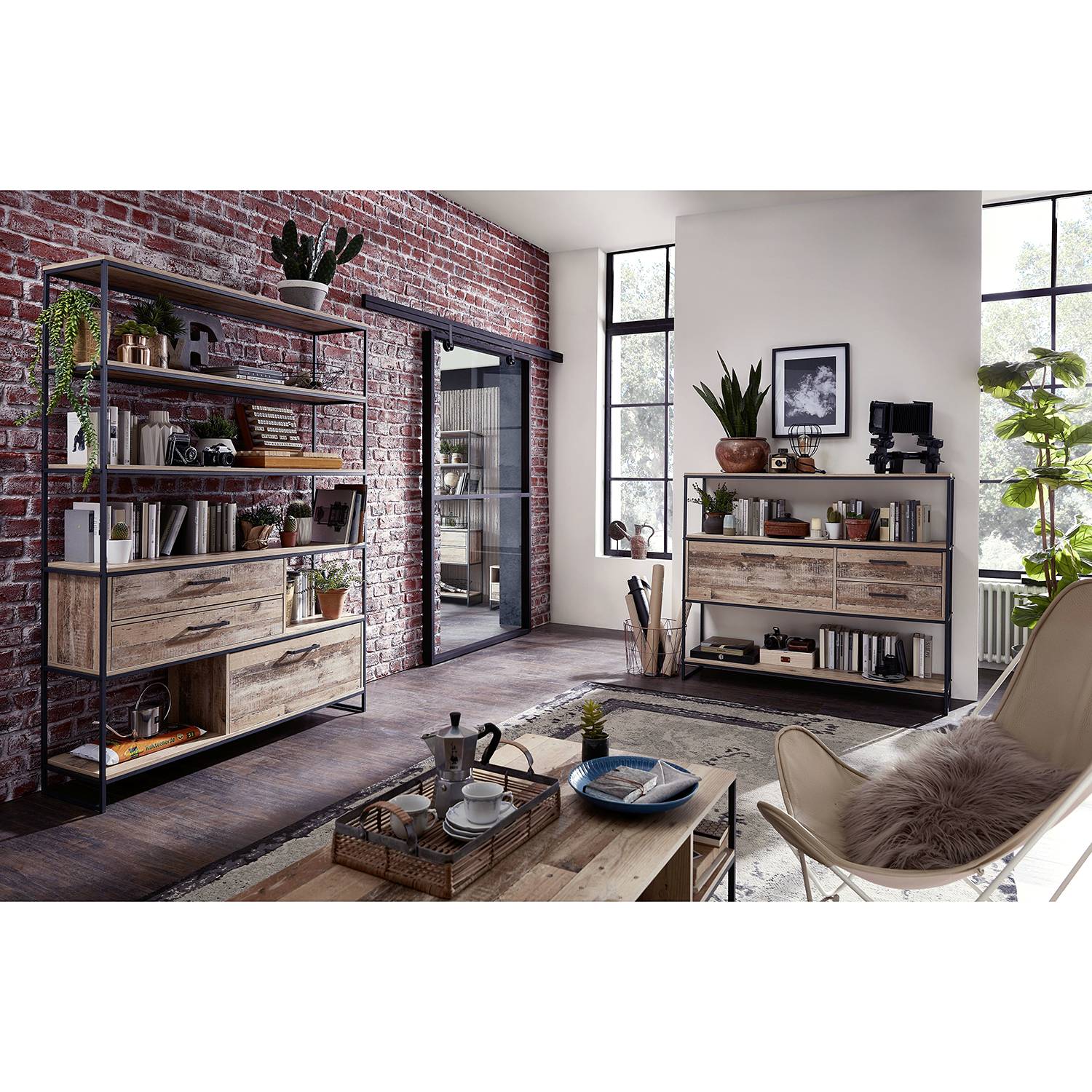 Open Kast Mooca Ii Red Living red living kopen in de aanbieding