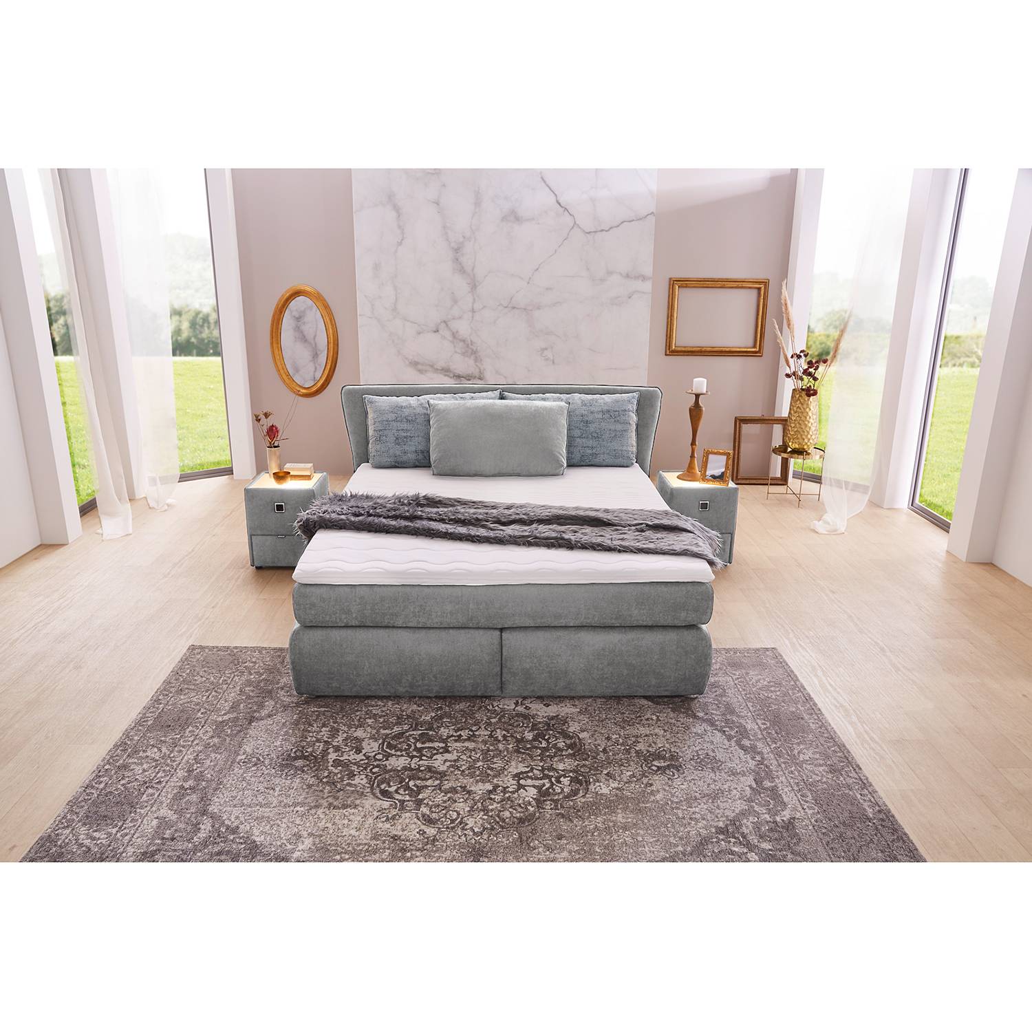 Lit boxspring Beldon