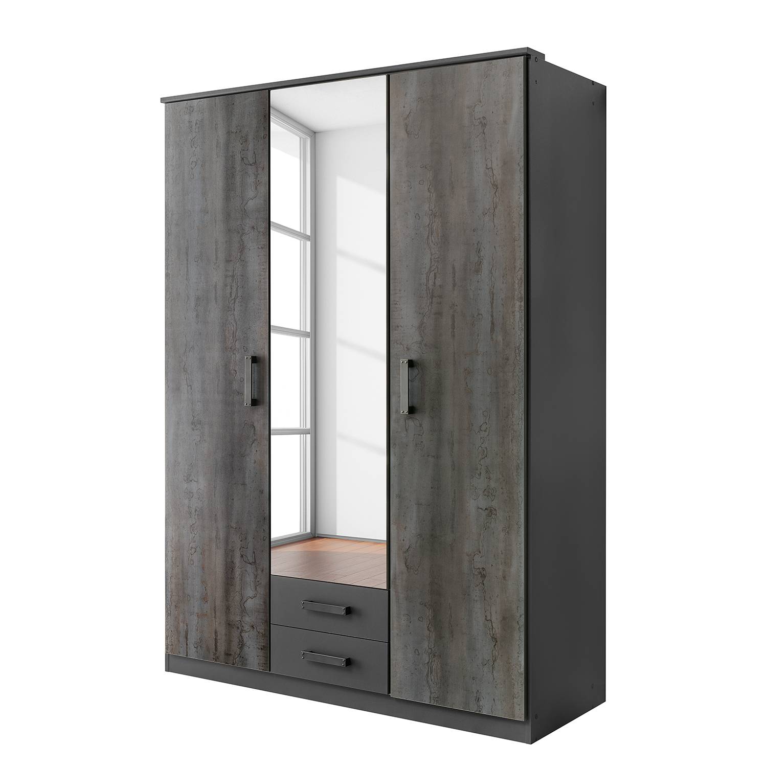 Armoire Duisburg - 2 portes - 90cm - Meubles Crack