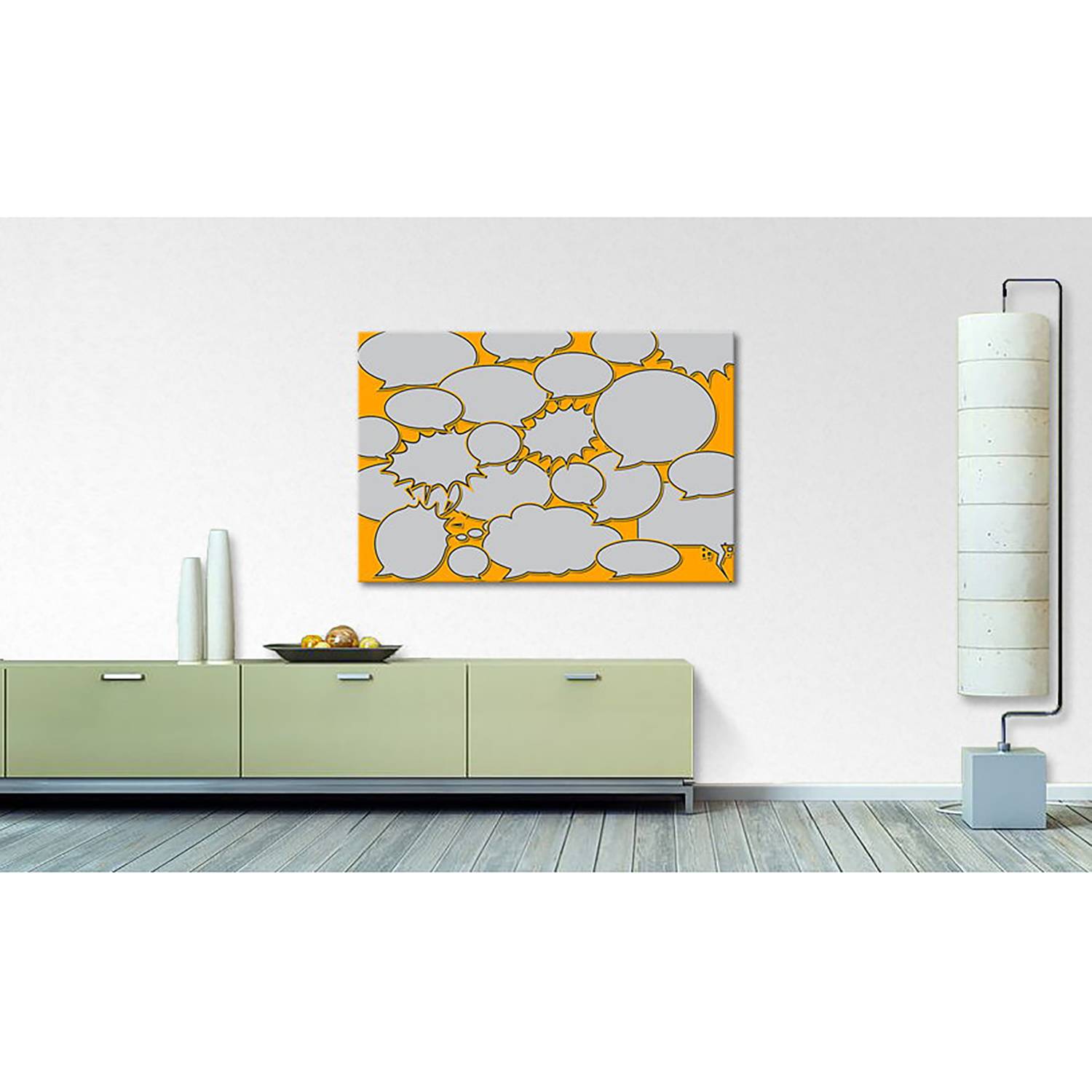 Afbeelding Speech Bubbles Wandbilderxxl wandbilderxxl kopen in de aanbieding