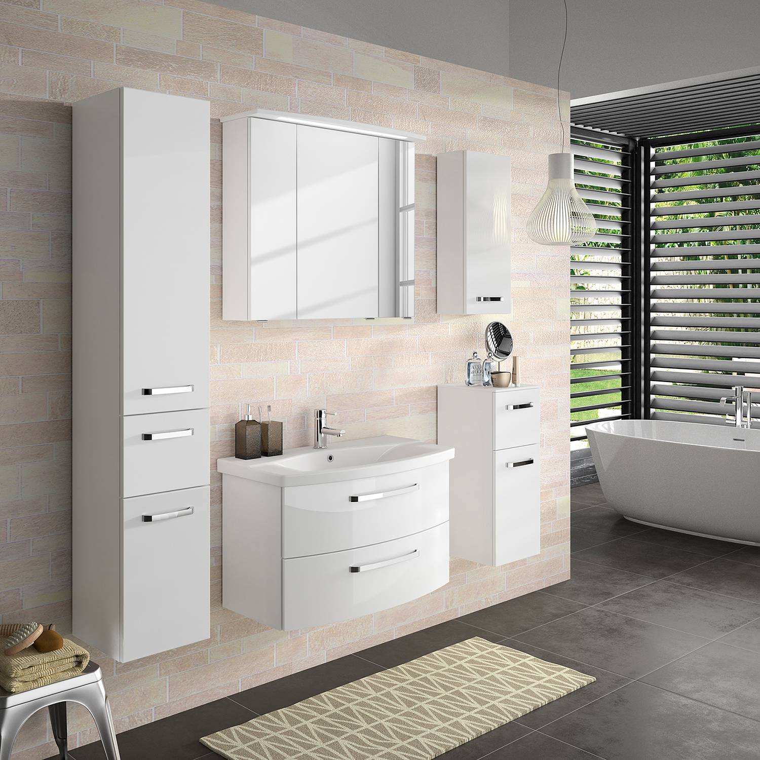 Salle de bain Fokus 4010 II (2 élém.)