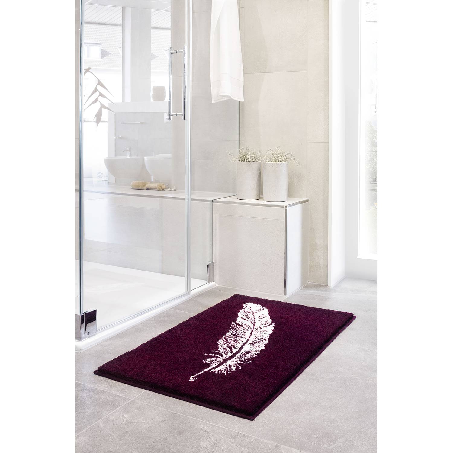 Tapis de bain Piume