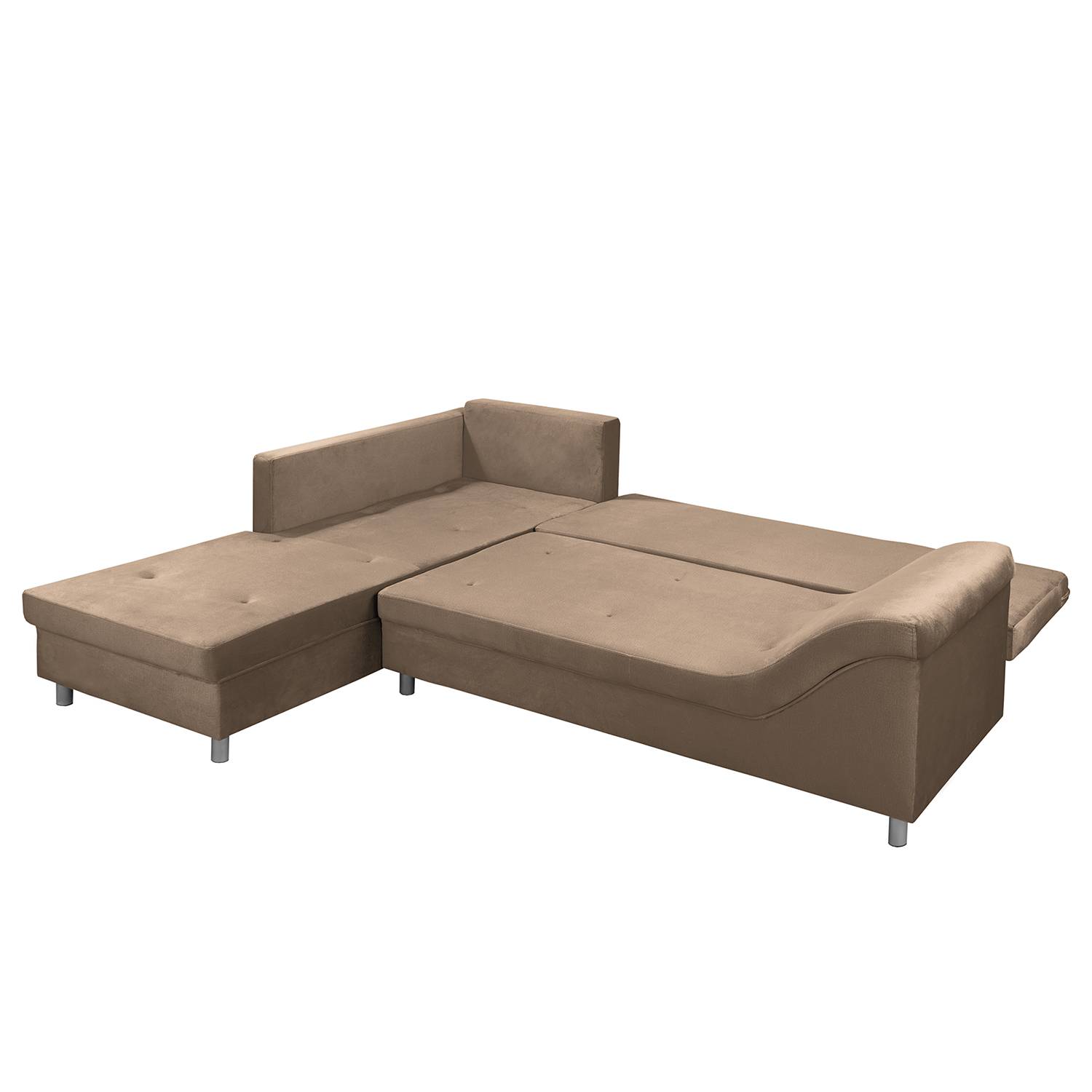 Ecksofa FORSTER III - Espresso / Grau