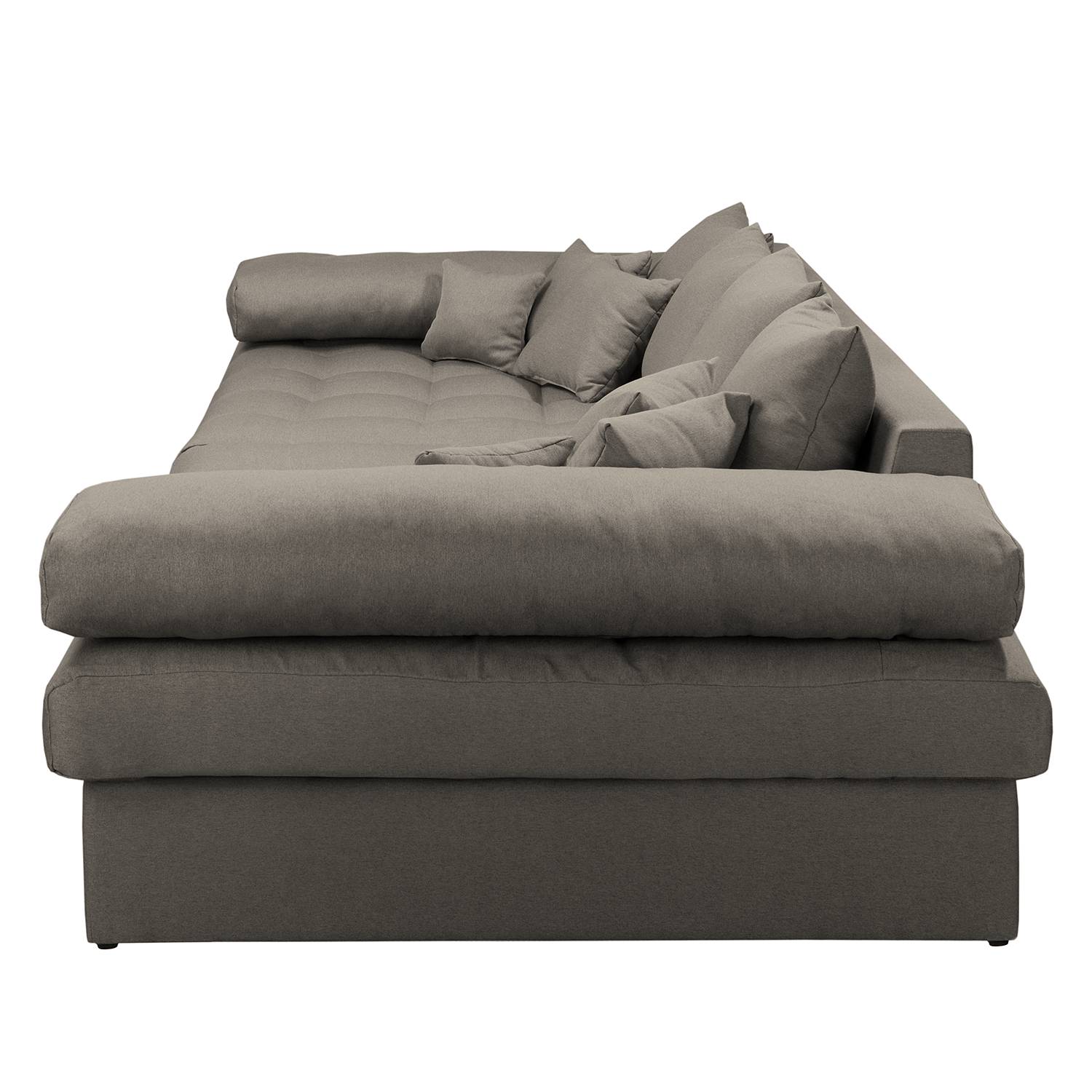 Bigsofa CANDOI I - Grau / Schwarz