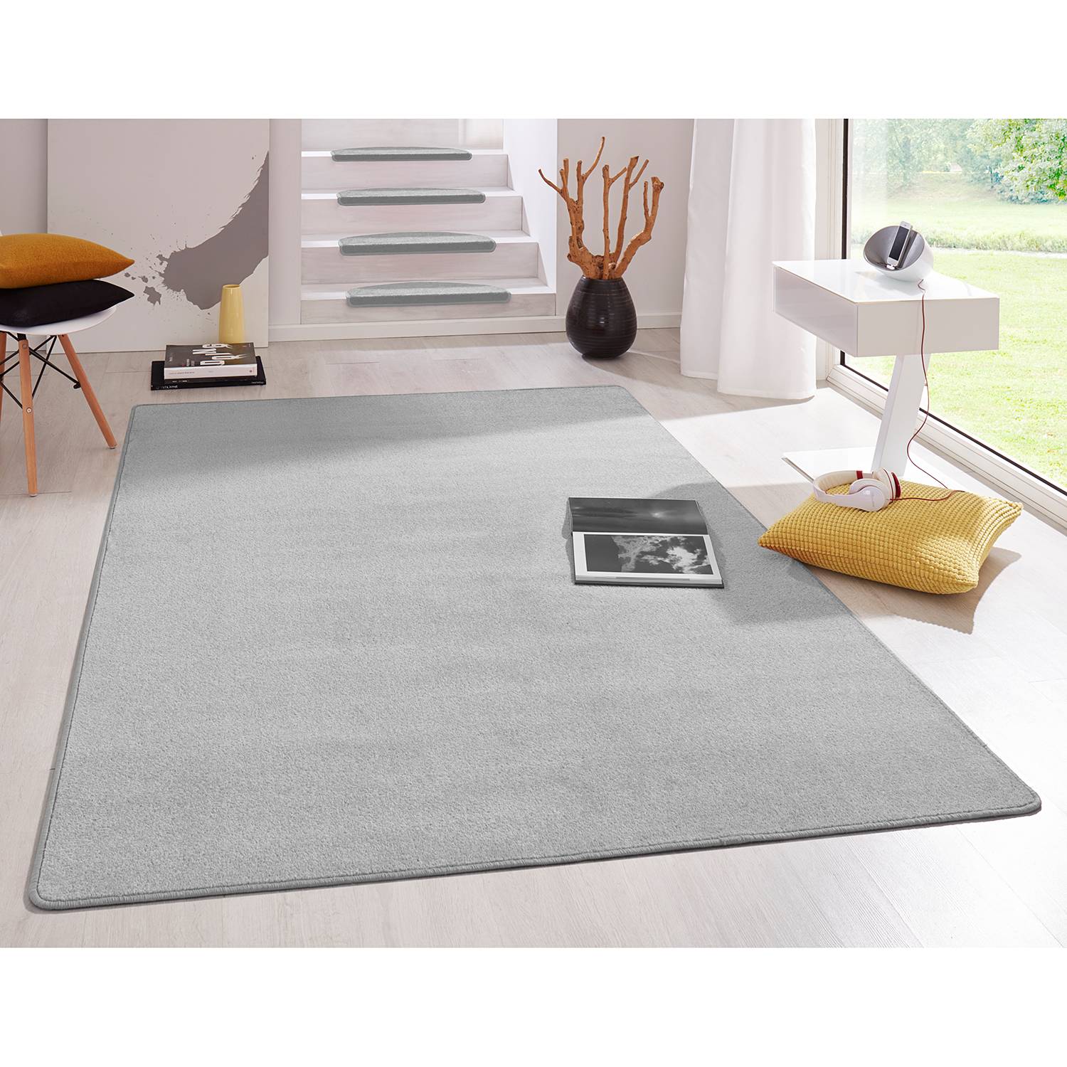 home24 Hanse Home Kurzflorteppich Fancy Granit Rechteckig 100x150 cm (BxT) Webstoff