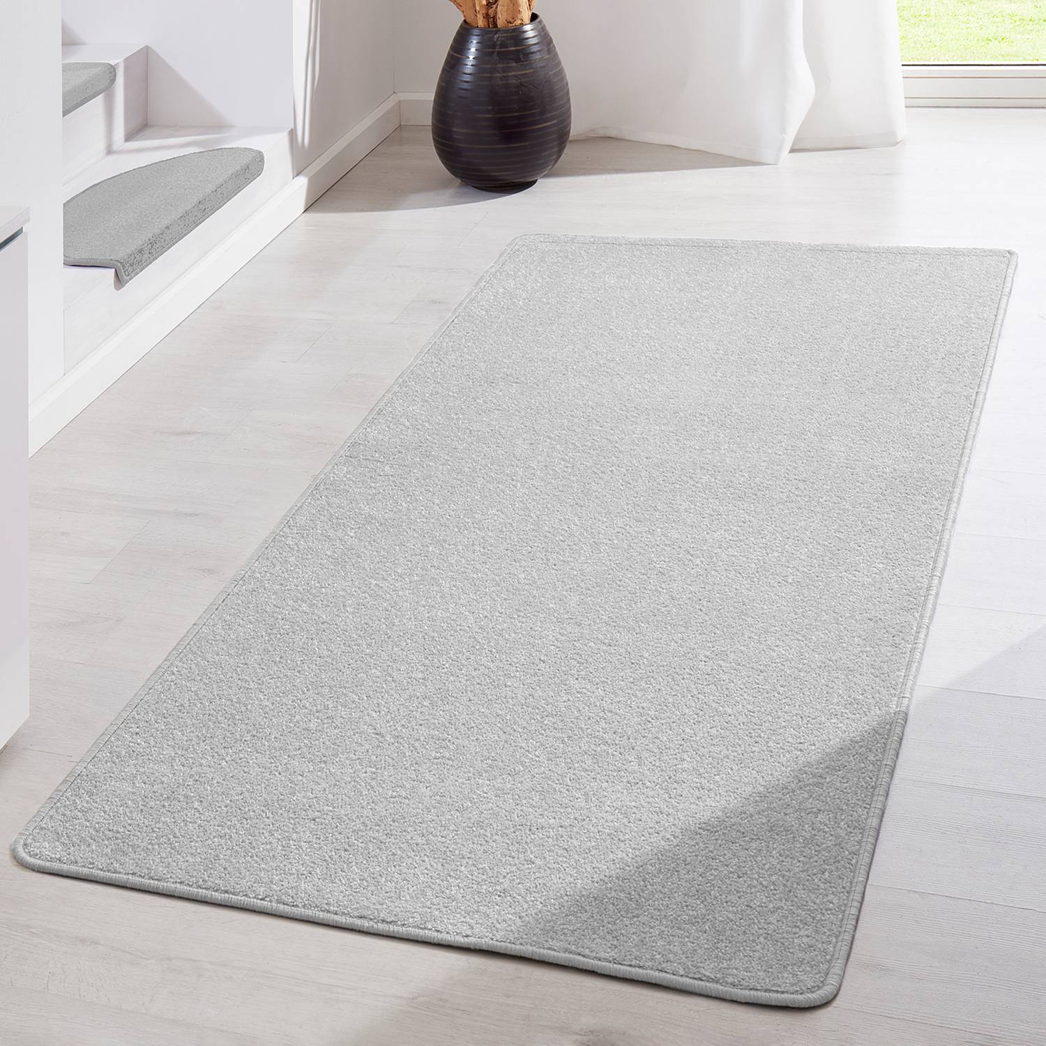 home24 Hanse Home Läufer Fancy Granit 80x300 cm (BxT) Webstoff Rechteckig