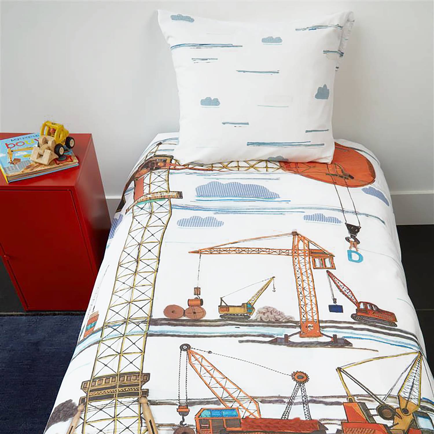 Kinderbeddengoed Building Site Beddinghouse beddinghouse kopen in de aanbieding