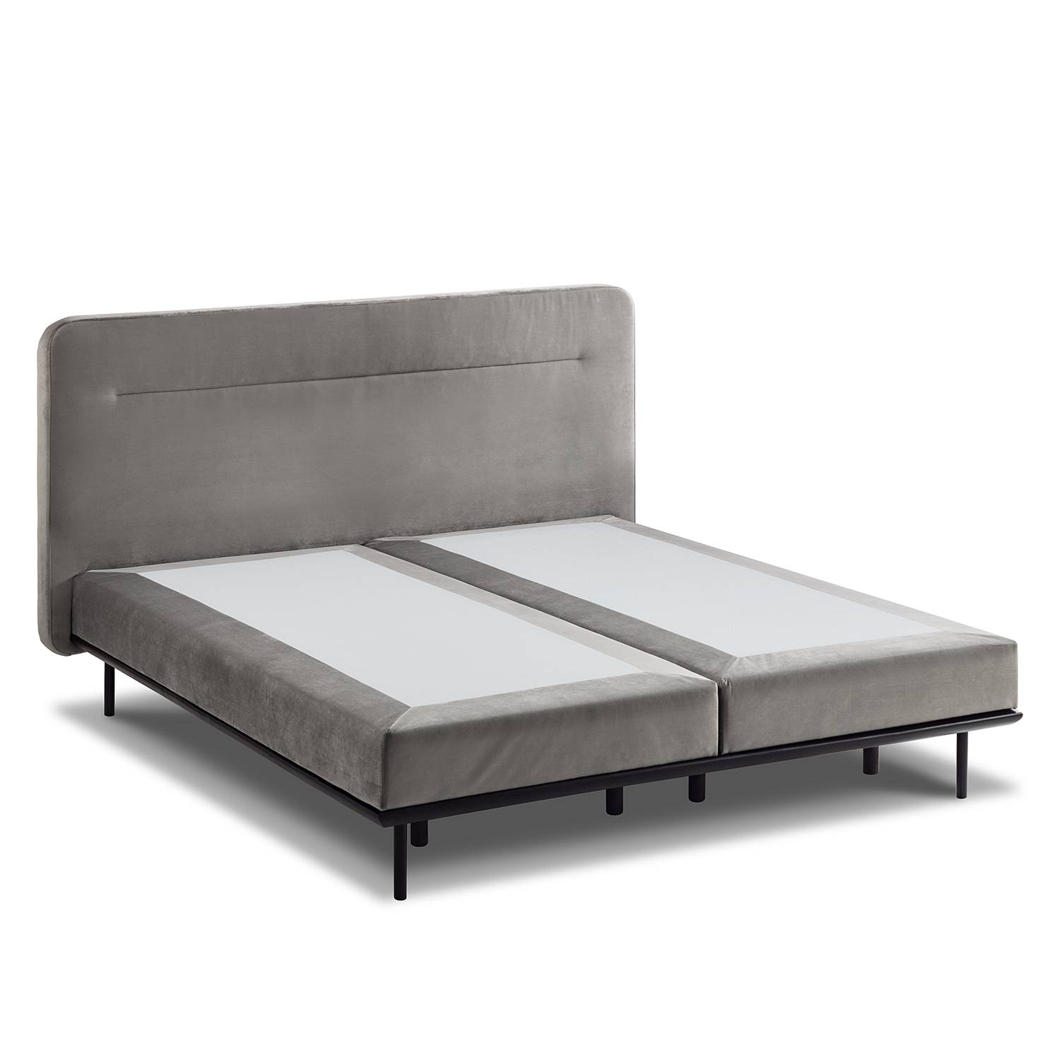 Boxspringbett VILLO - Grau