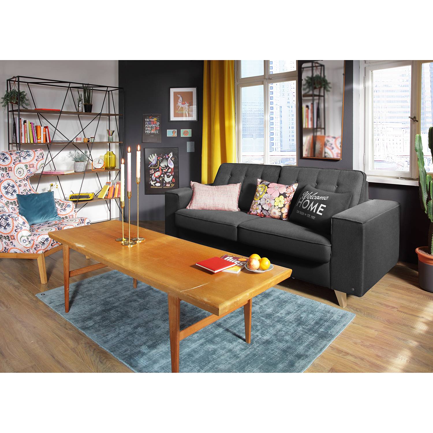Schlafsofa Nordic Sleep Webstoff | home24.at FlurDiele 'Welcome' Mehr | Ikea lagerung