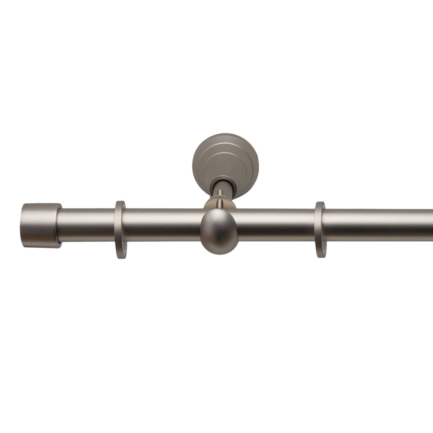 Liedeco Doppeltr/äger 2-l/äufig 1 St/ück Stilgarnituren 16 mm /ø Esperanca 13 cm f/ür Gardinenstangen rost-antik