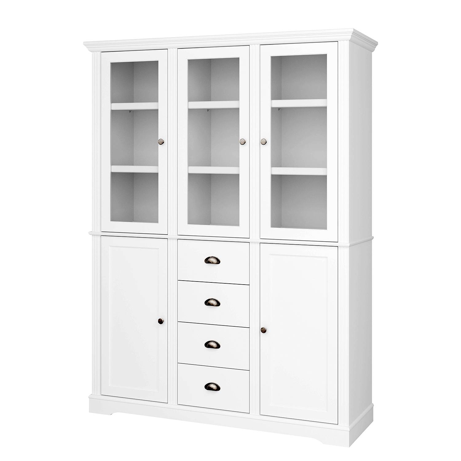 Vitrinekast Venice Steens steens kopen in de aanbieding