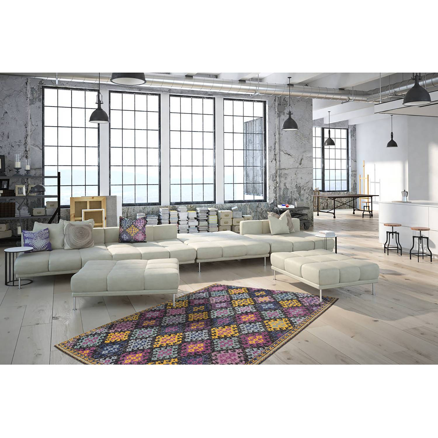Wollen Vloerkleed Solitaire 110 Kayoom kayoom kopen in de aanbieding Wollen Vloerkleed Solitaire 110 Kayoom kayoom kopen in de aanbieding
