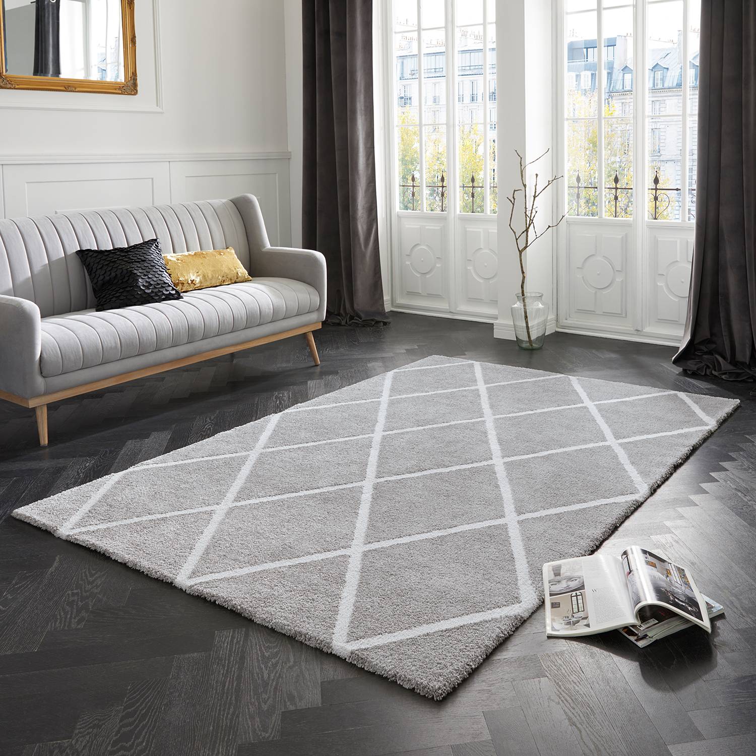 home24 Kurzflorteppich Lunel