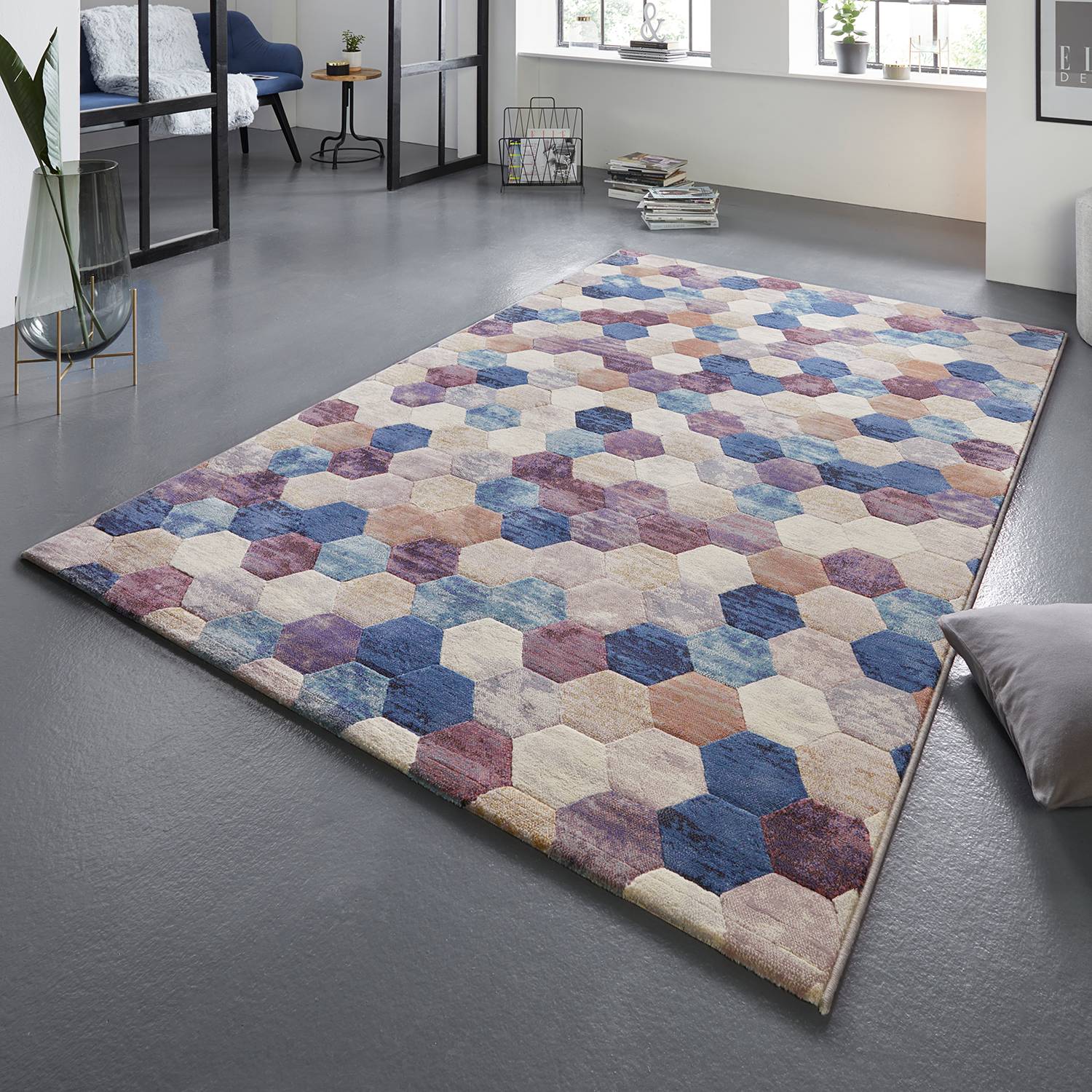 home24 Kurzflorteppich Manosque