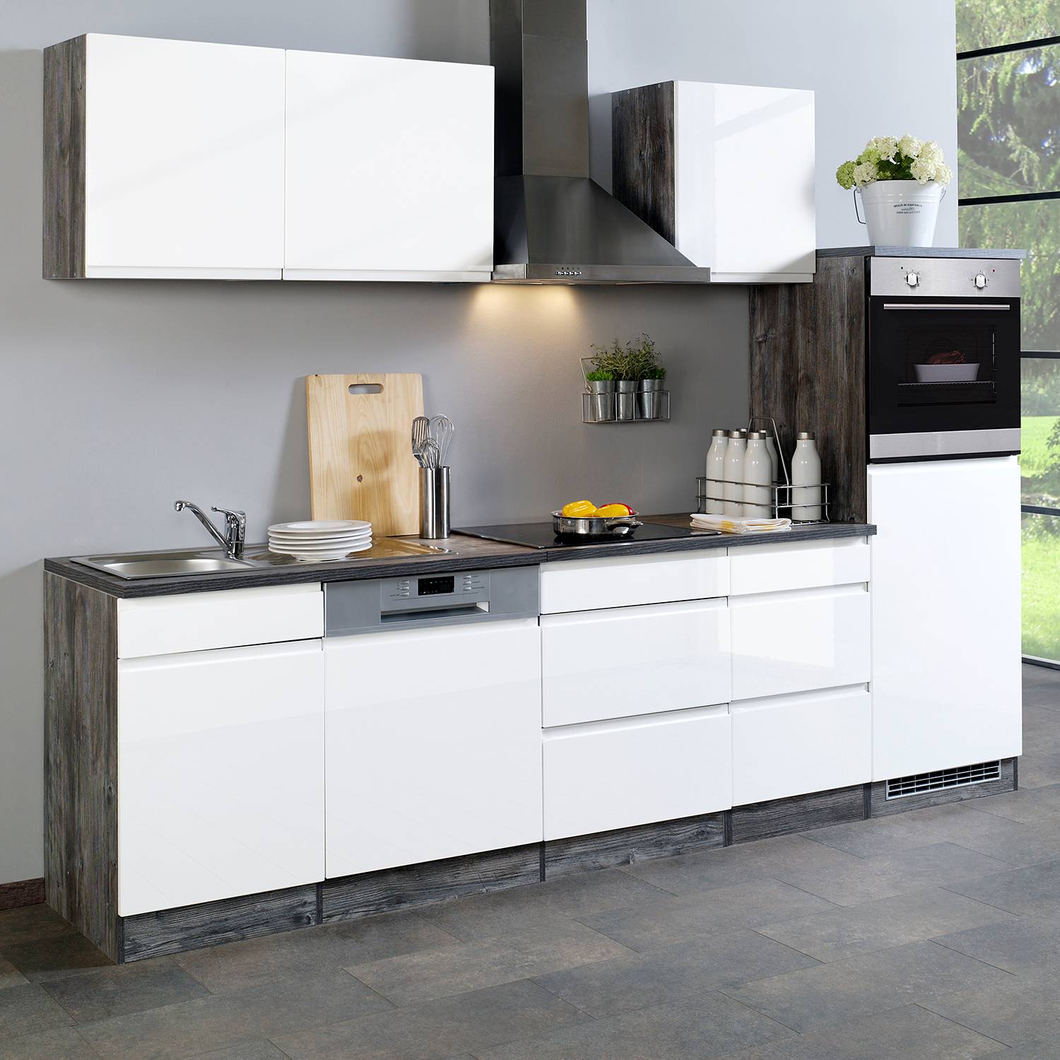 Küchenzeile Cardiff II kaufen | home24 | Küchenzeilen mit Geräten