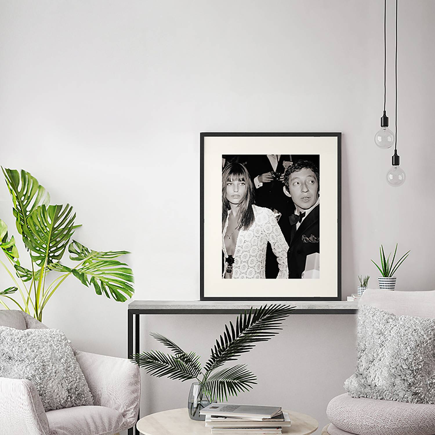 Image of Tableau déco Gainsbourg and Birkin 000000001000169977