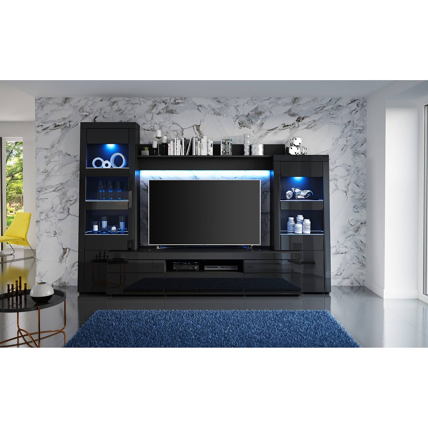 Ensemble meubles TV Moitin (4 éléments)