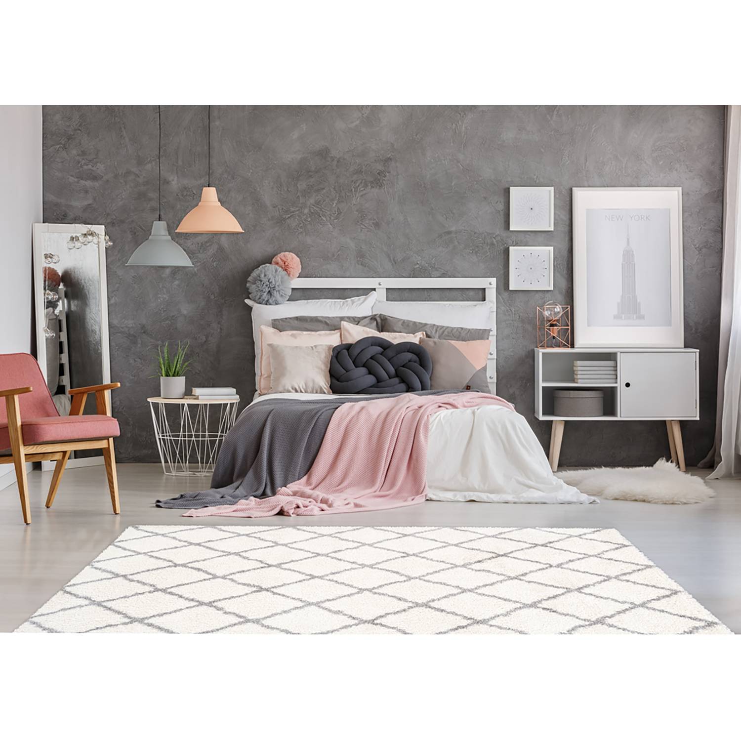 Hoogpolig Vloerkleed Guinea Kindia Home24 home24 kopen in de aanbieding