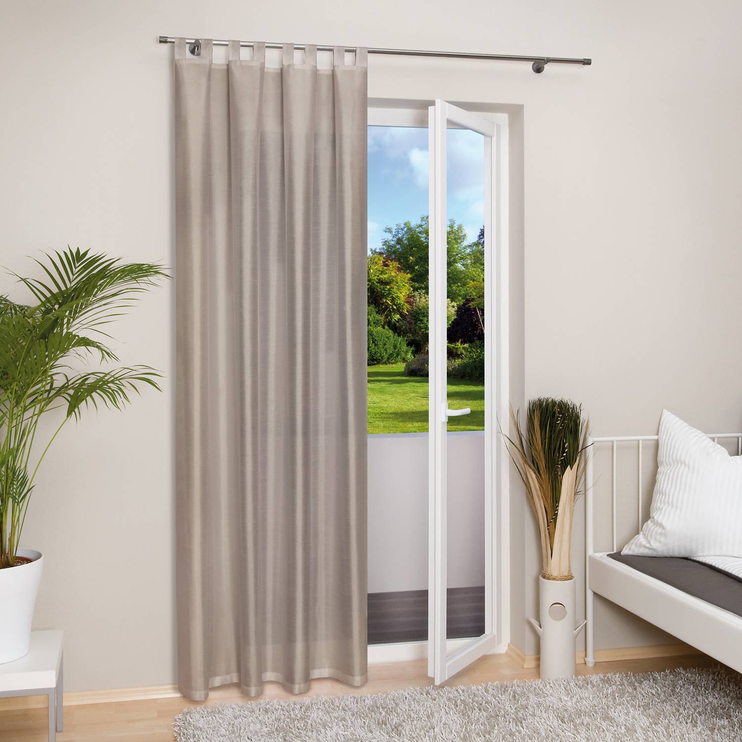 Rideaux à passants Bernd