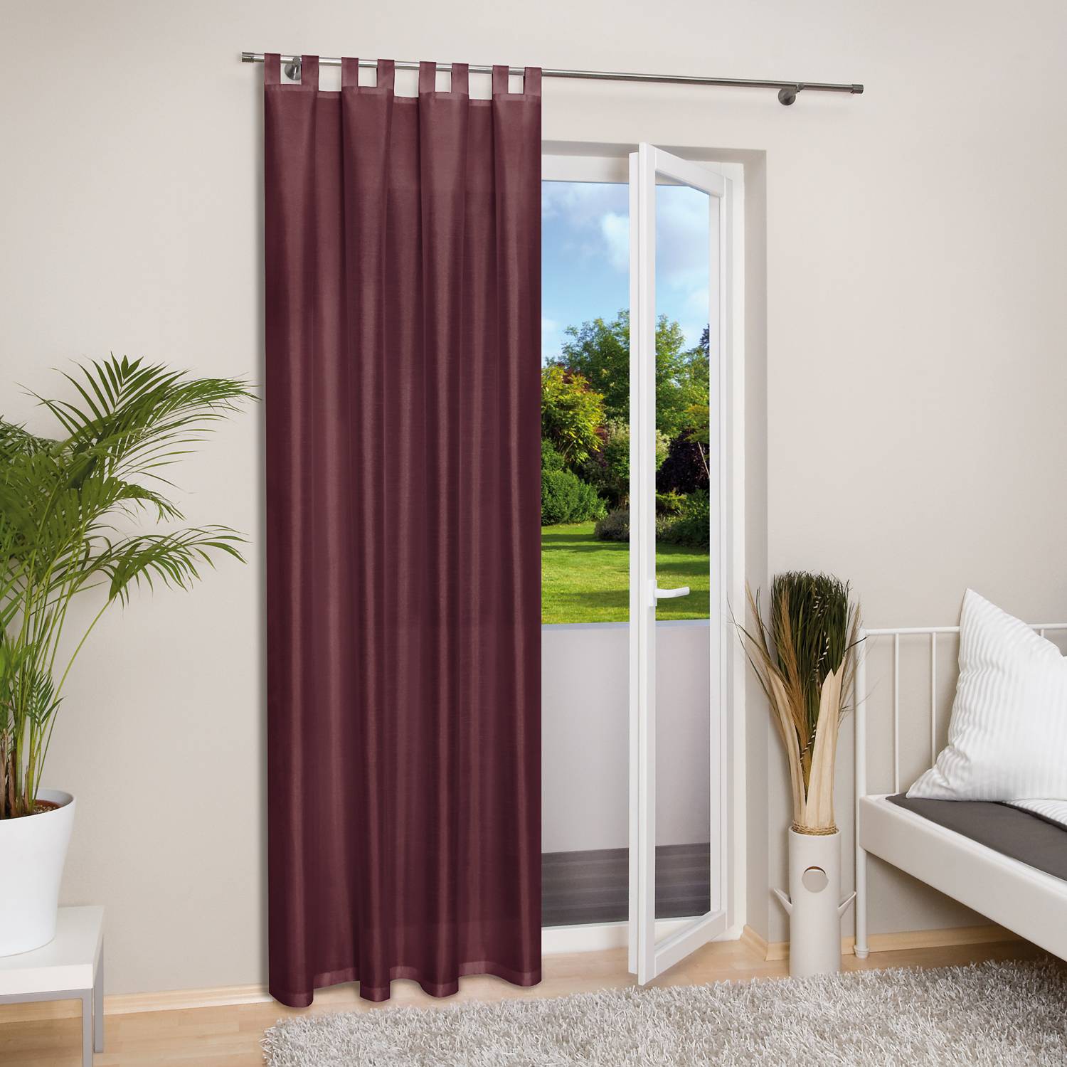 Rideaux à passants Bernd