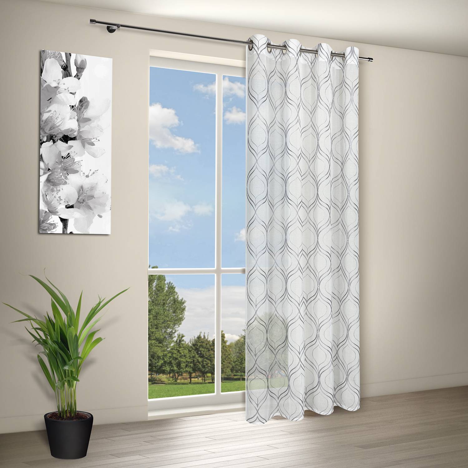 Rideaux à œillets Pius