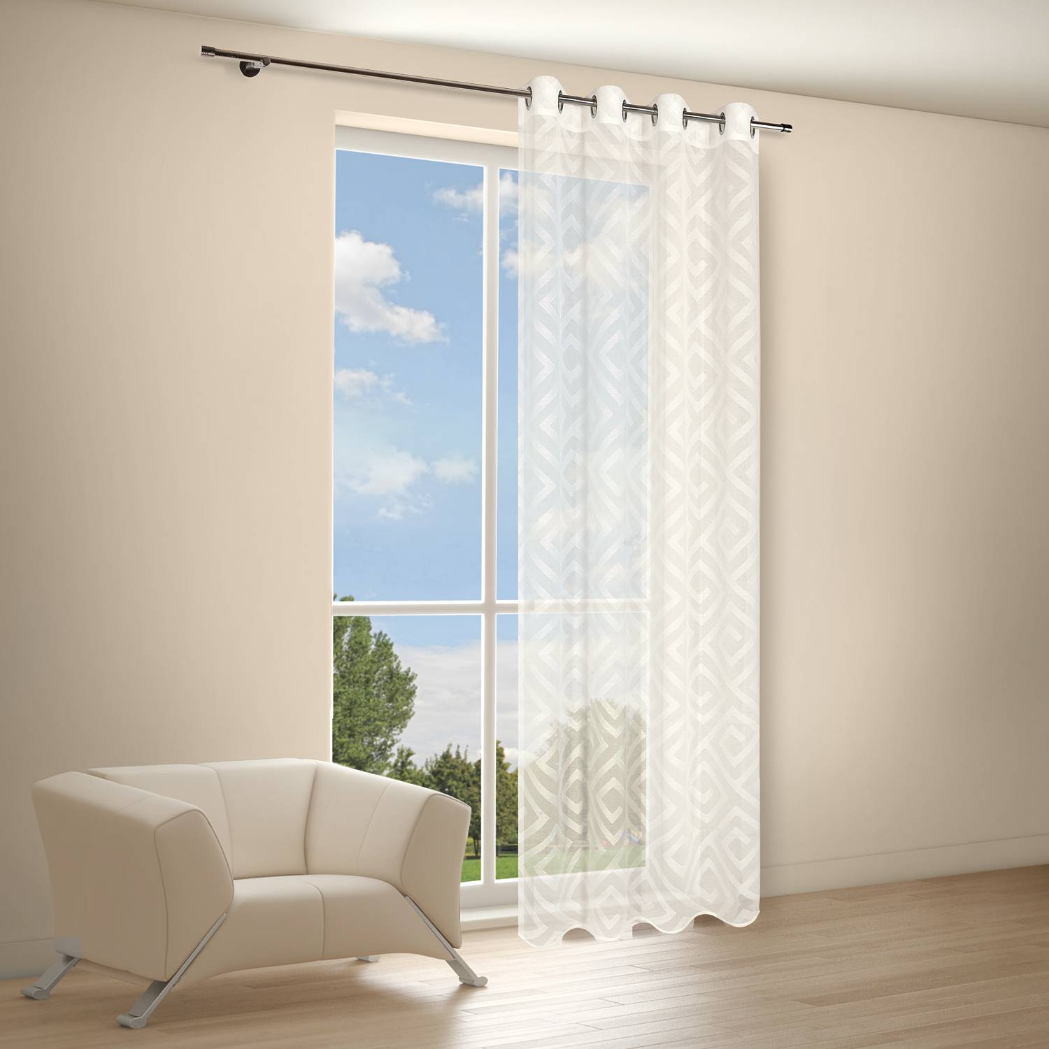 Rideaux à œillets Sebi