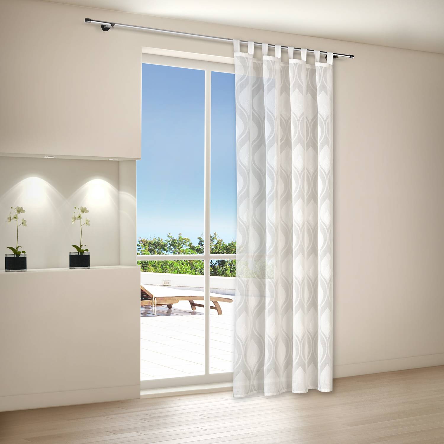 Rideaux à passants Vito